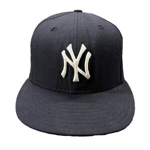 Vintage New Era 59FIFTY New York Yankees Fitted Hat Size 7 Made in USA 100% Wool